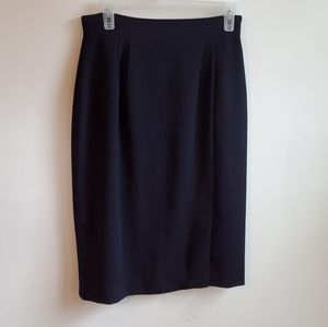 Evan Picone Classic Black Pencil Skirt JAGTLKC2